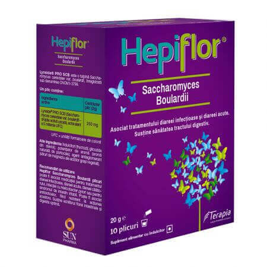 Hepiflor Saccharomyces Boulardii, 10 bustine, Terapia