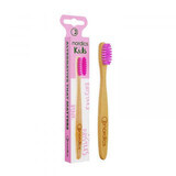 Bamboo toothbrush for children, Pink, Nordics