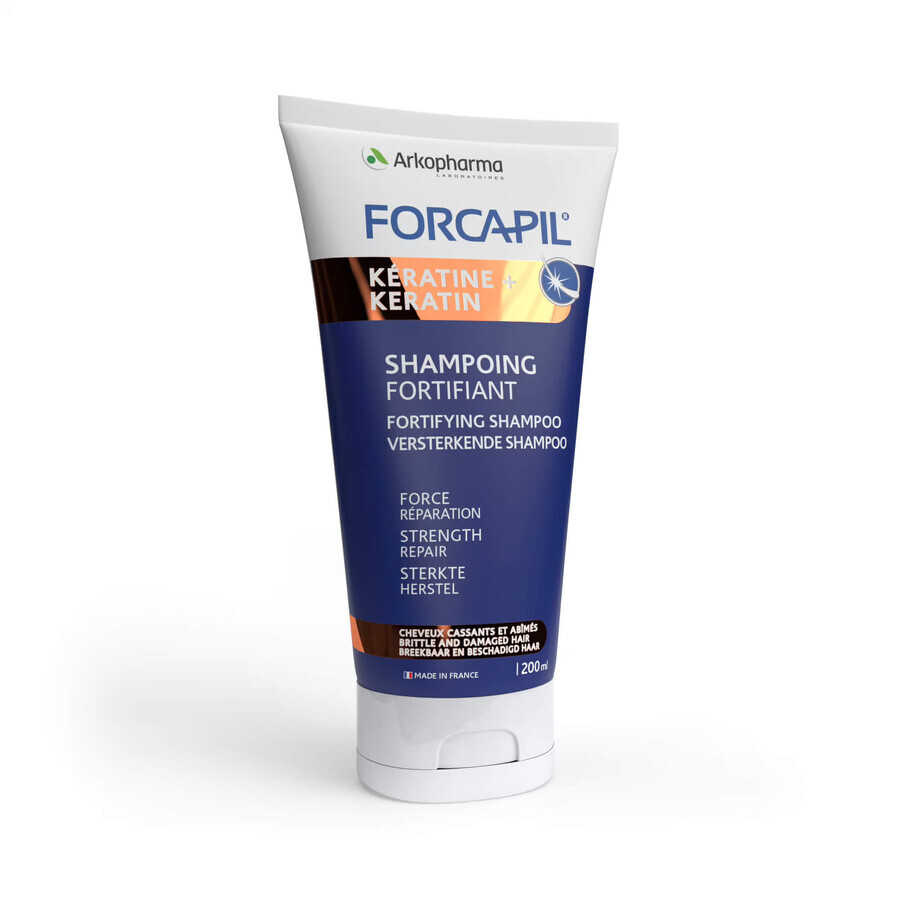 Forcapil fortifying shampoo Keratine, 200 ml, Arkopharma