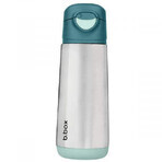 Thermos con becco in silicone, 500 ml, Verde Smeraldo, BBOX