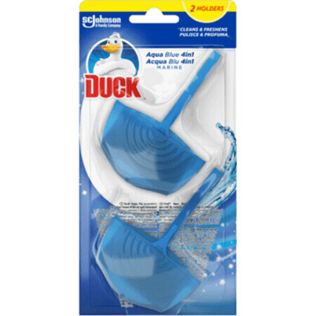 Deodorante per WC Duck 4 in 1Aqua Blue, 2 pz