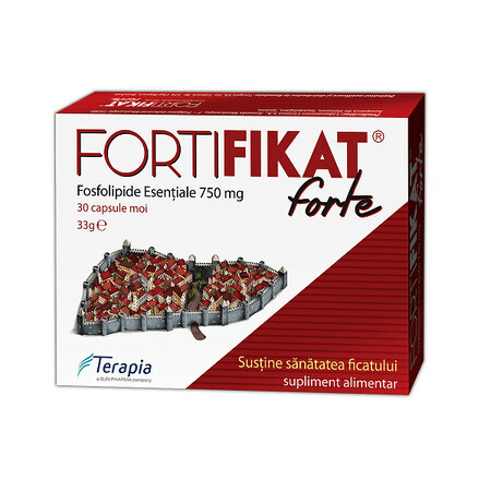 Fortifikat Forte Essentiële Fosfolipiden 750mg, 30 capsules, Therapy