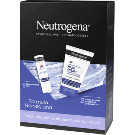 Neutrogena Crema 50ml + balsamo labbra, 1 pz