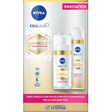 Nivea Set regalo Crema giorno luminosa+siero notte, 1 pz