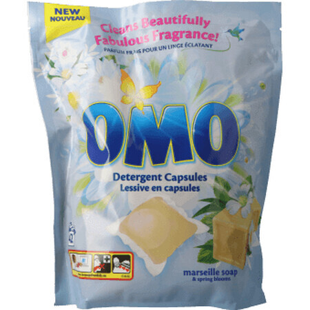 Omo Omo capsule detersivo per bucato Marsiglia, 42 pz