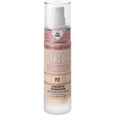 Revolution Foundation IRL Filter Longwear F2, 23 g