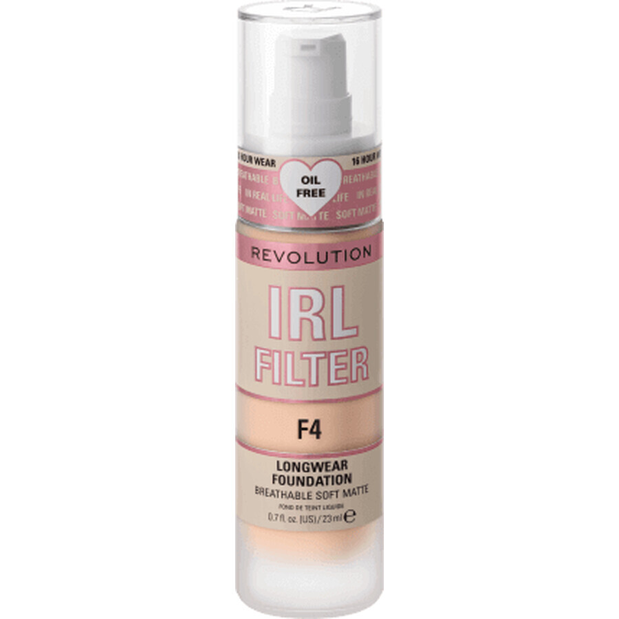 Revolution Fond de ten IRL Filter Longwear F4, 23 g