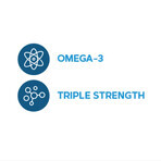 Triple Strength Fish Oil, Fish Oil, 1000 mg Omega-3 EPA and DHA, 30 cps, GNC