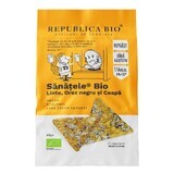 Organic Sanatele with lentils, black rice and onions, organic, gluten free, 40 g, Republica Bio