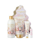 Set Gel doccia, 250 ml + Latte corpo, 150 ml + Crema mani, 30 ml + Balsamo labbra Dolce inverno, 4 g, Bottega Verde