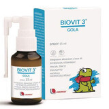 Food supplement based on echinacea, nalba extract, zinc, vitamin C and propolis Biovit 3 Gola, 15 ml, Uriach