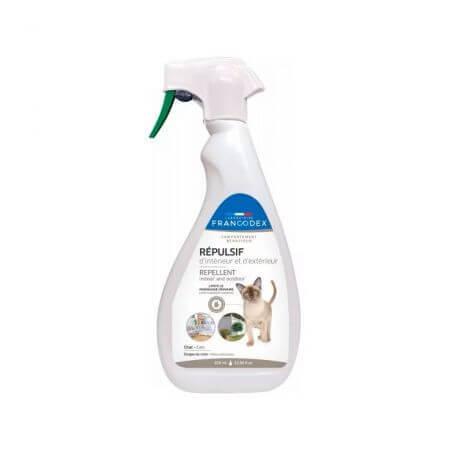 Francodex spray repellente per interni/esterni, gatti, 650 ml, Francodex