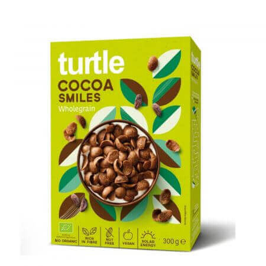 Cereal Bio Clams with Cocoa, 300 g, Turtle