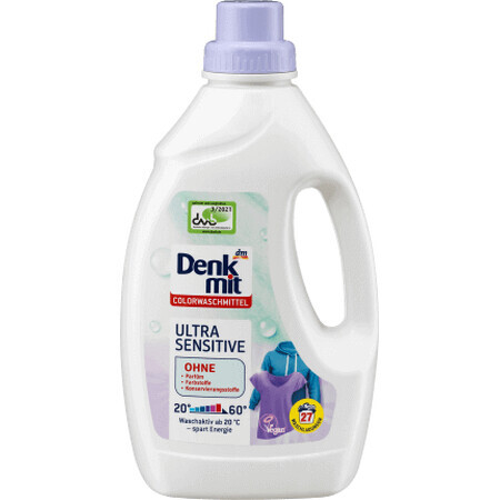 Denkmit Ultra Sensitive Colour Detergent 27 washes, 1,5 l