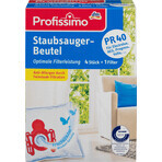 Profissimo PR40 vacuum cleaner bags and filter, 4 pcs.