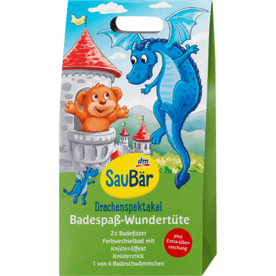 SauBär Magic bag with dragon for children, 1 piece