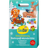 SauBär Magic Christmas bag for children's bath, 1 pc