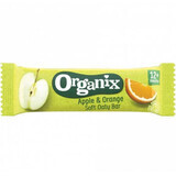 Organic whole oat bars with apples and oranges, +12 months, 23 g, Organix