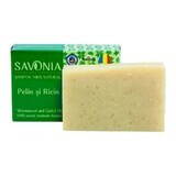 Solid Natural Pewter and Castor Shampoo, 90g Savonia