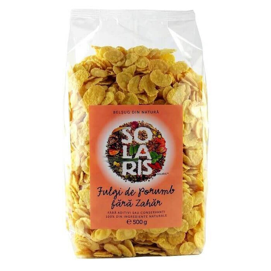 Fiocchi di mais senza zucchero, 500 g, Solaris