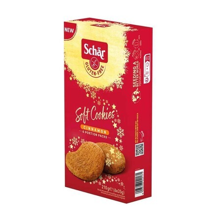 Torta morbida di biscotti alla cannella senza glutine, 210 g, Schar