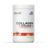 Collagene + Vitamina C Pesca, 400 g, OstroVit