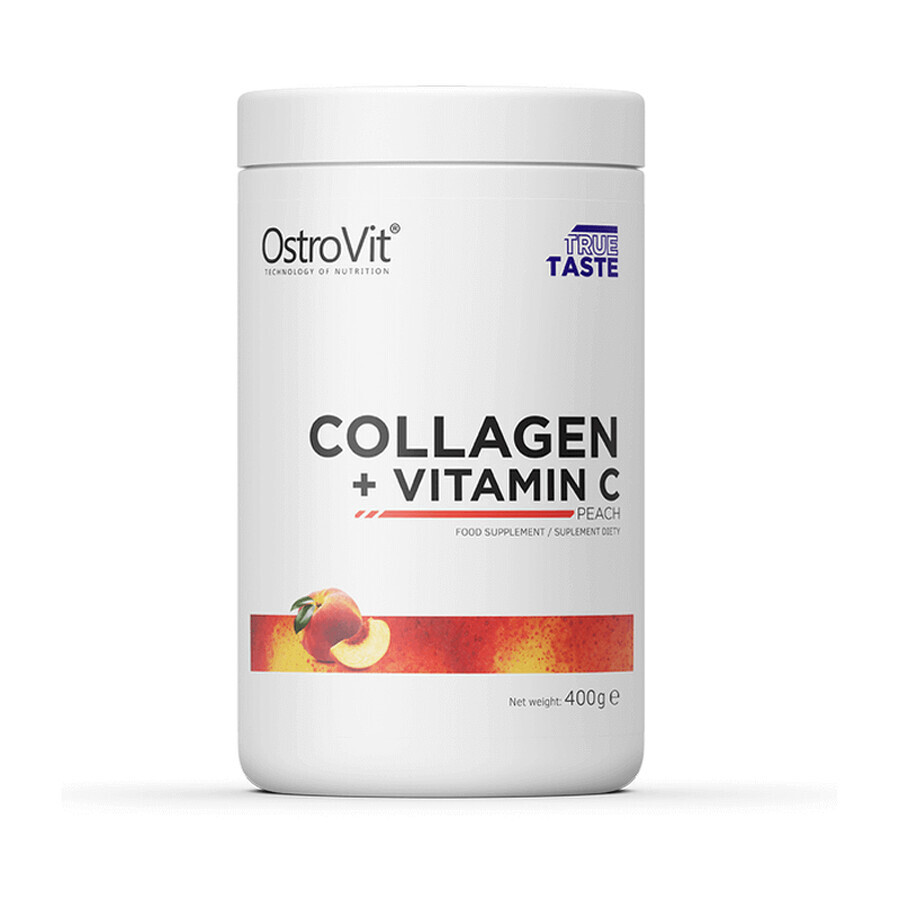 Collagene + Vitamina C Pesca, 400 g, OstroVit