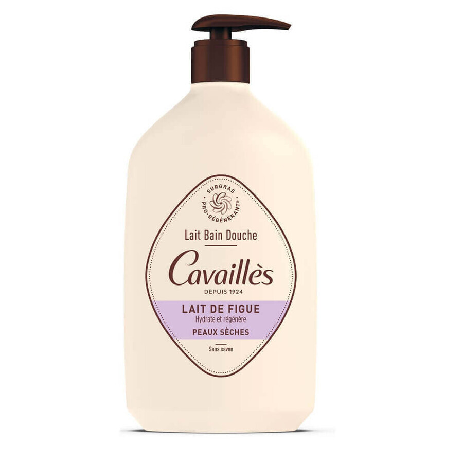 Moisturizing shower milk with fig milk, 1000 ml, Roge Cavailles