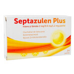 Septazulen Plus miele e limone, 2 mg/0,6 mg/1,2 mg, 24 pillole, Lozy's Pharmaceuticals