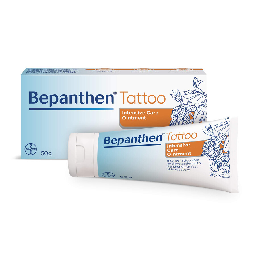 Unguento per la cura dei tatuaggi Bepanthen Tattoo, 50 g, Bayer