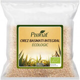 Organic wholegrain Basmati rice, 350 g, Pronat