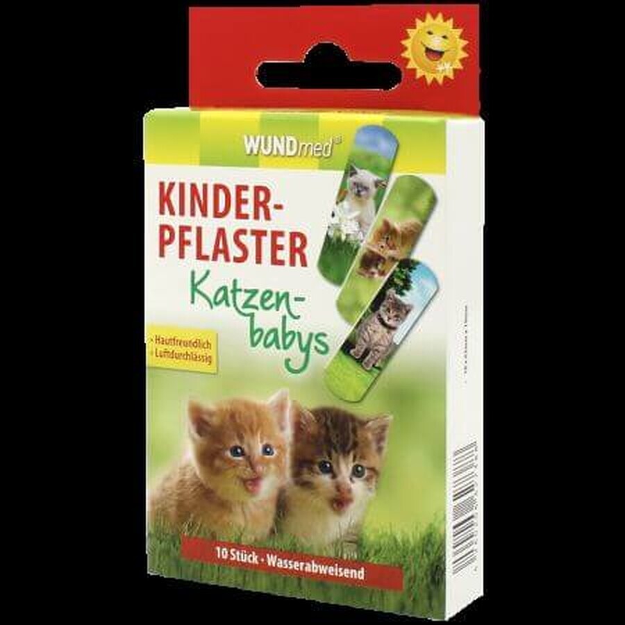 Baby patch Kittens, 10 pieces, WUNDMed