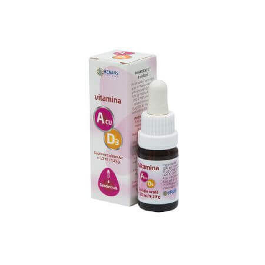 Vitamin A with D3, 10 ml, Renans