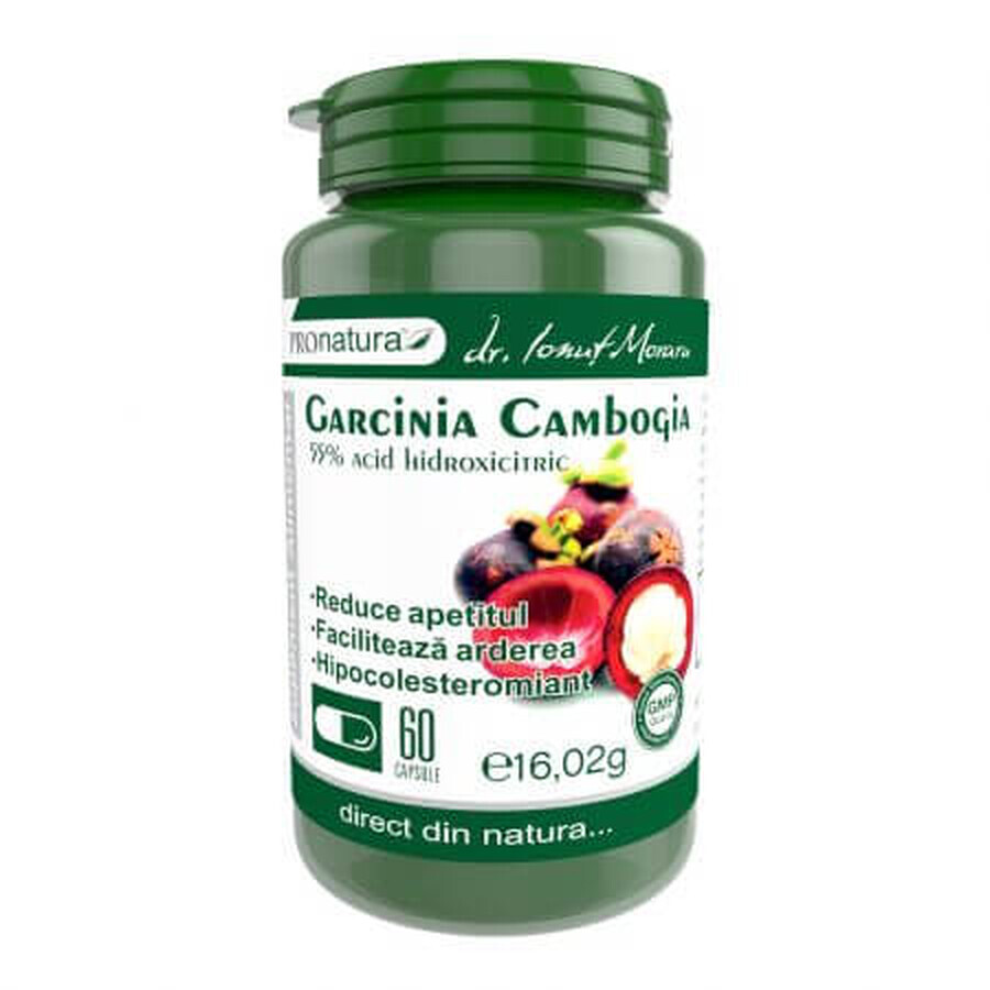 Garcinia Cambogia, 60 cápsulas, Pro Natura