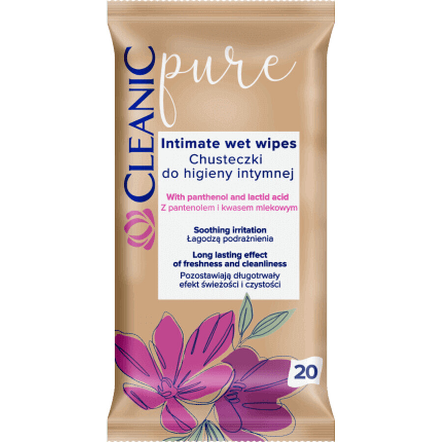 Salviette umide intime Cleanic, 20 pz