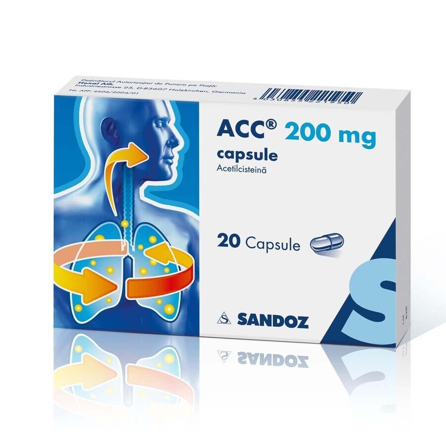 ACC 200, 20 capsule, Sandoz