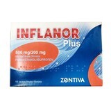 Inflanor plus 500 mg/200 mg, 10 film-coated tablets, Zentiva KS