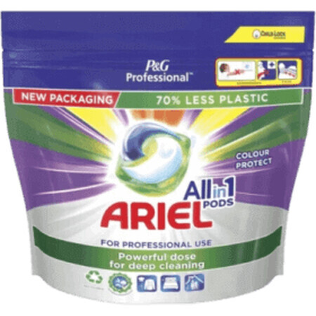 Cápsulas de color de detergente Ariel 3 en 1, 45 unidades