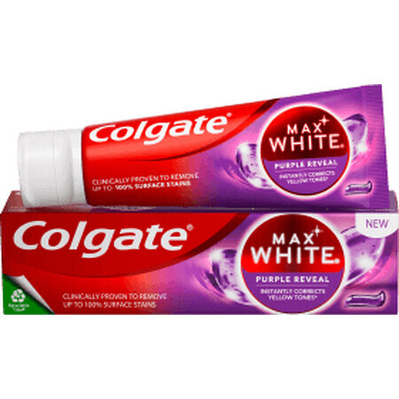 Colgate Dentífrico Morado Max Blanco, 102 g