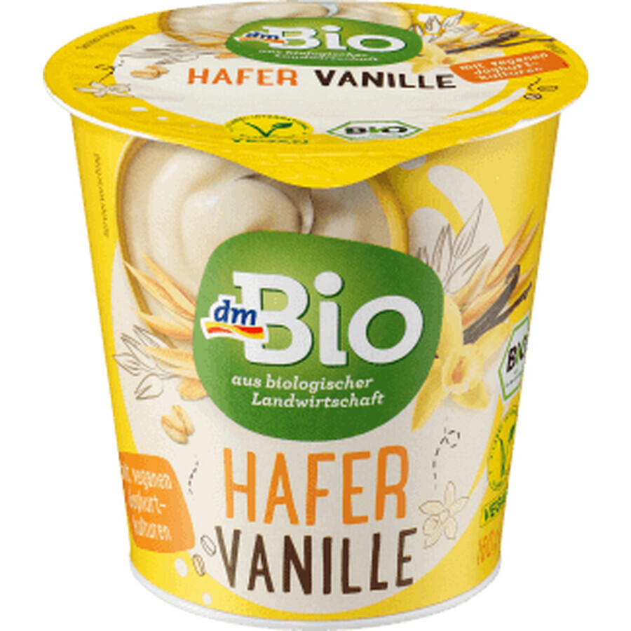 DmBio Yogurt d'avena con vaniglia, 160 g