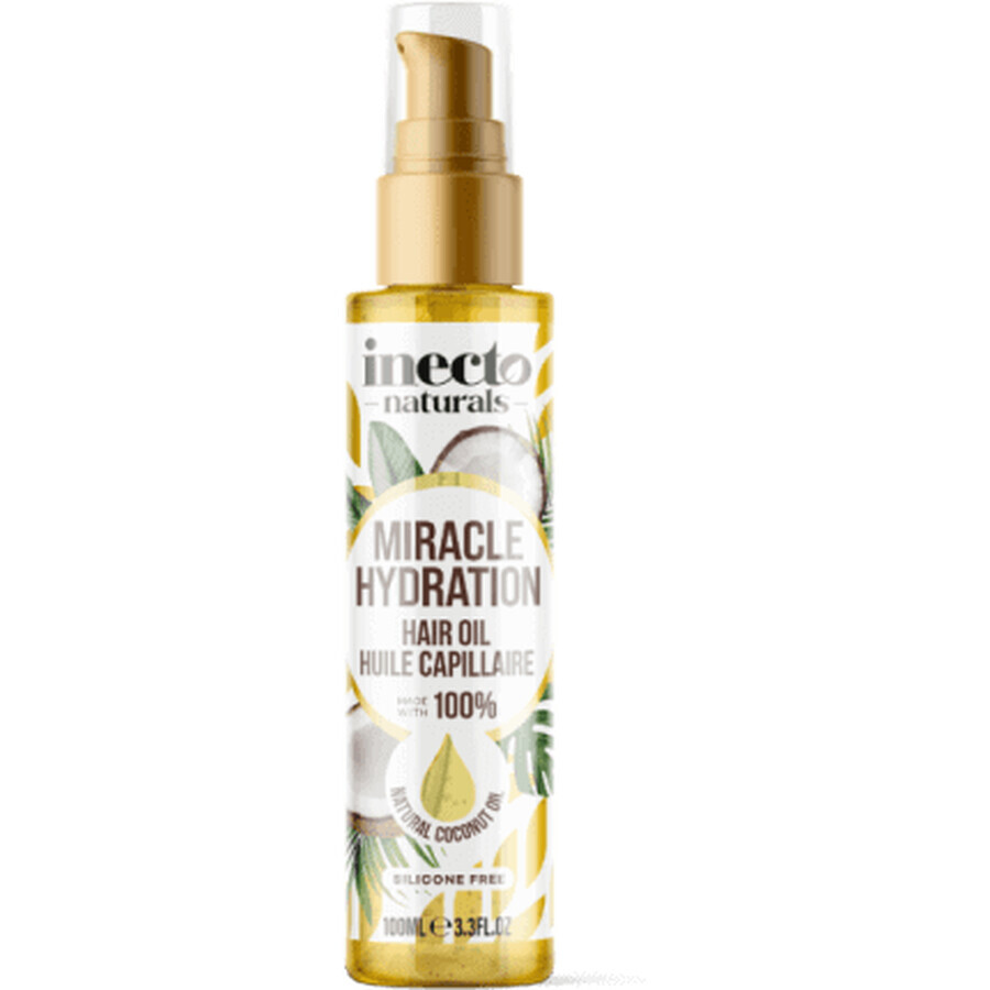 Inecto NATURALS Olio idratante per capelli al cocco, 100 ml