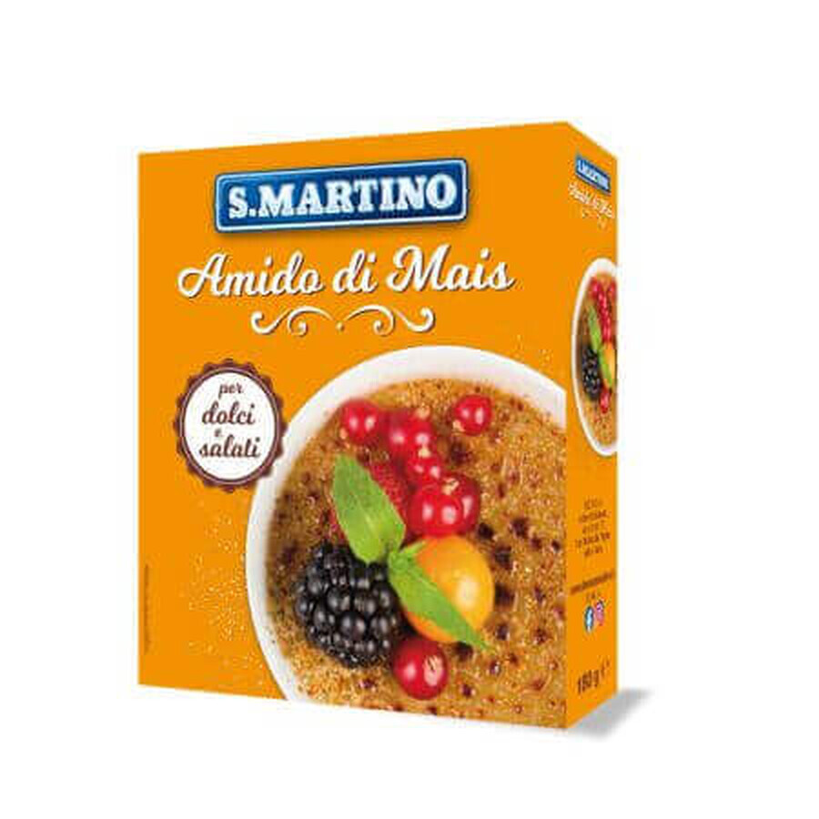 Corn starch for sweet or salty gluten-free dishes, 180 g, S.Martino