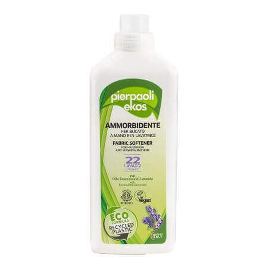 Acondicionador para ropa Ekos con aceite esencial de lavanda, 1000 ml, Pierpaoli