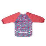 Long sleeve bib with pocket, Hearts, Coccorito