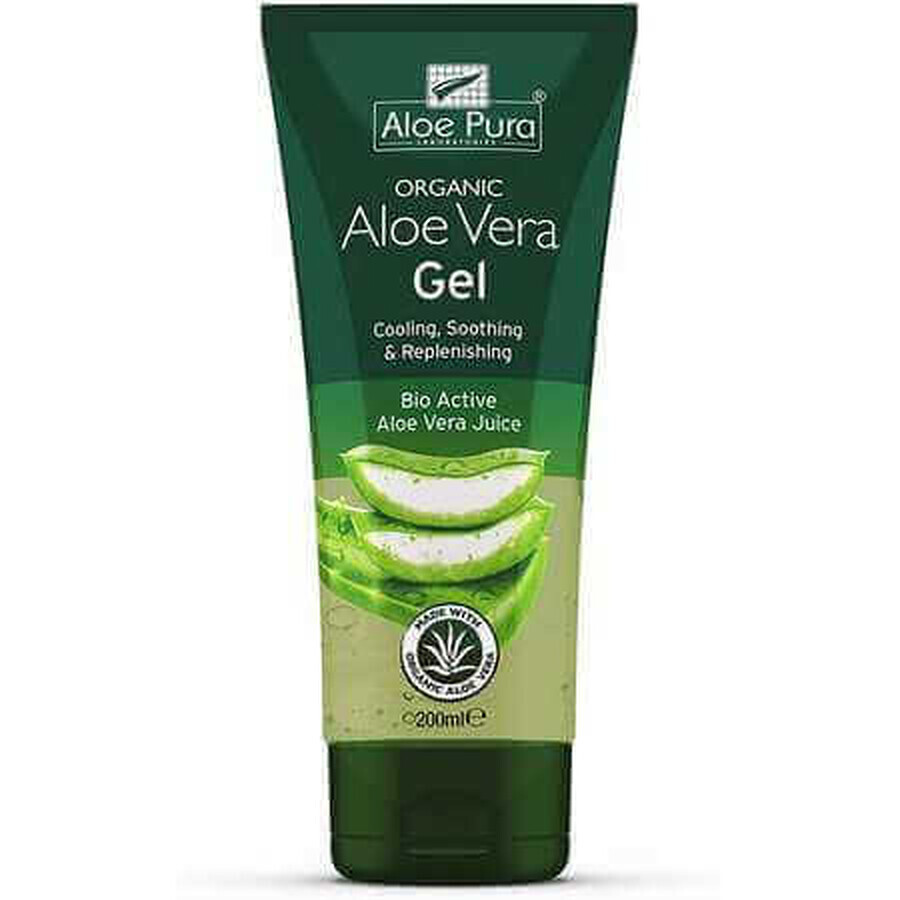 Organic Aloe Vera Gel Aloe Pura 200ml