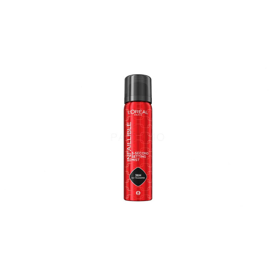 Spray fissante per il trucco infallibile 3 Secondi, 75 ml, Loreal Paris