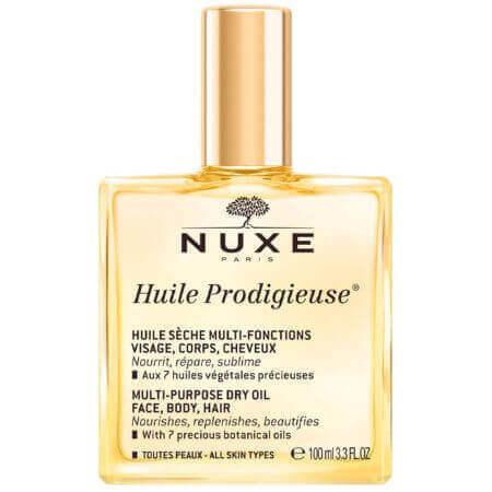 Prodigieuse Multi-Purpose face, hair and body oil, 100 ml, Nuxe