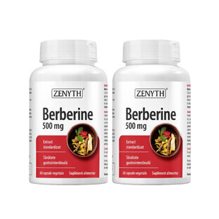 Berberine 500 mg, 2 x 60 capsule, Zenyth