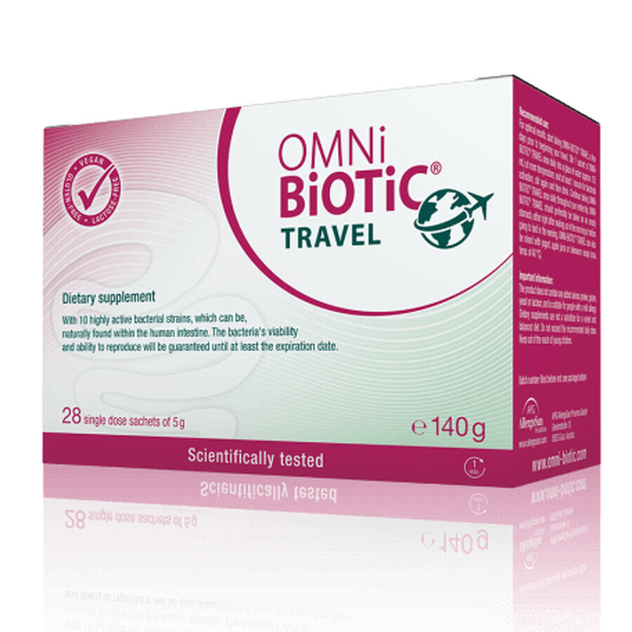 Omni Biotic Travel, 28 sachets, Allergosan Institute