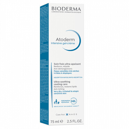 Gel crema intensiva Atoderm, 75 ml, Bioderma